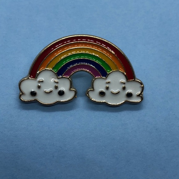🌻10/$10🌻 Cloud Rainbow Enamel Pin - Picture 5 of 10